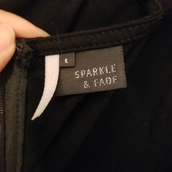 Sparkle and Fade Black Jumpsuit - Picture 6 of 6